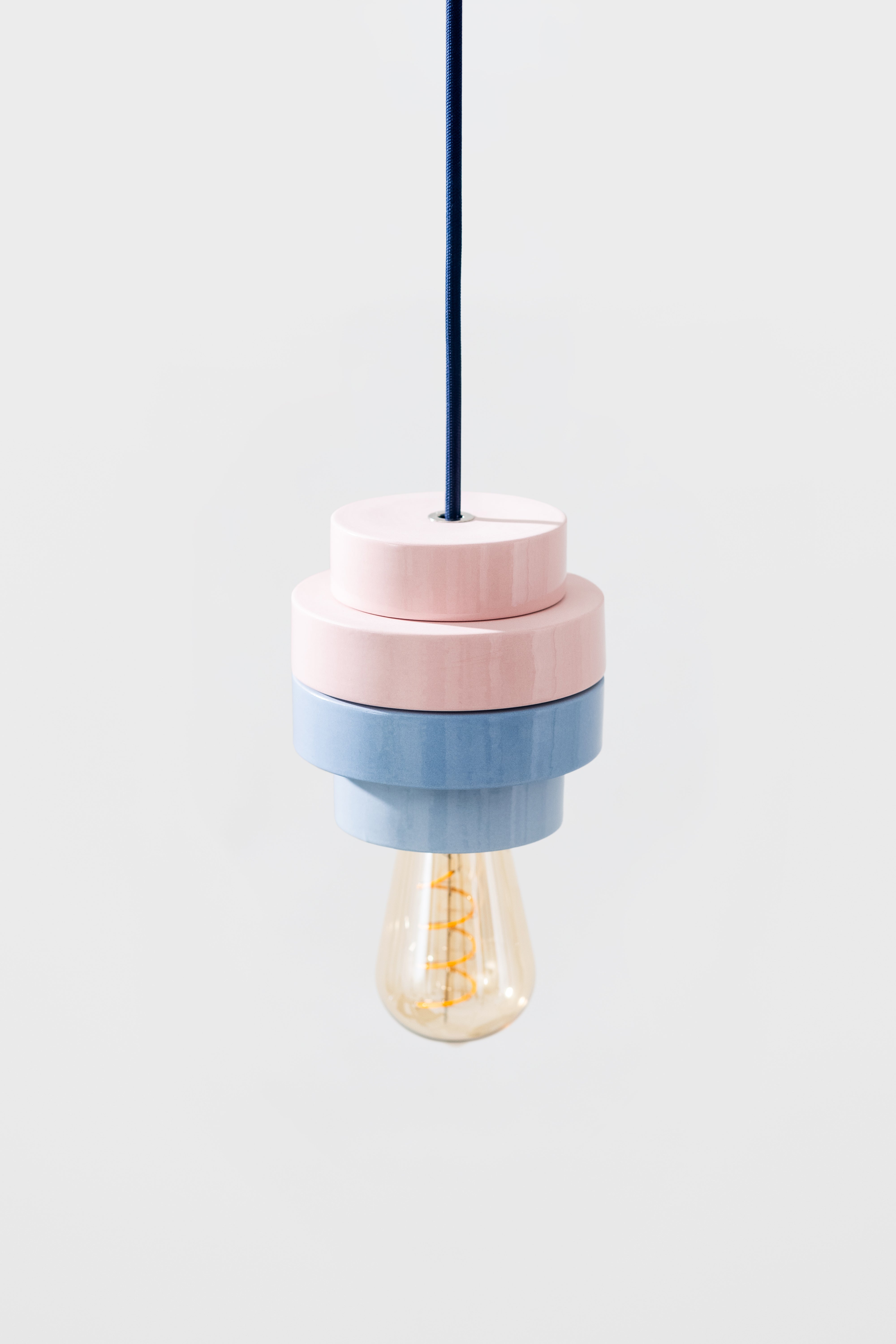 PLINTH / Pendant lamp - Blue / Pink mix