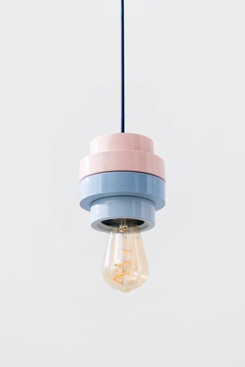 PLINTH / Pendant lamp - Blue / Pink mix