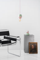 PLINTH / Pendant lamp - Green / Pink mix