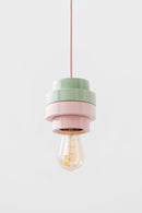 PLINTH / Pendant lamp - Green / Pink mix