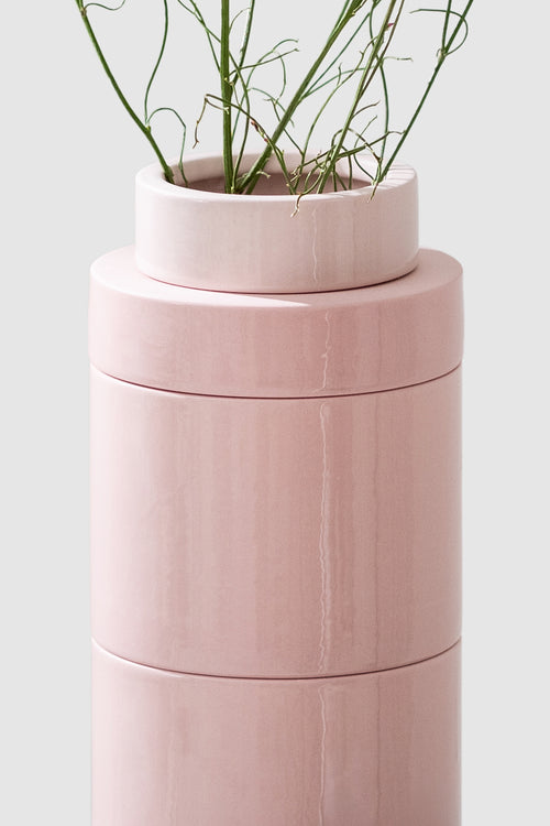 PLINTH vase / L - Pink