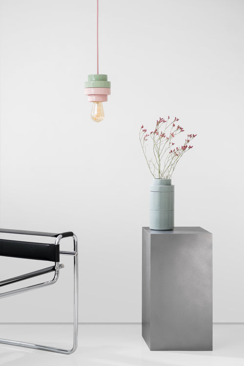 PLINTH vase / L - Grey