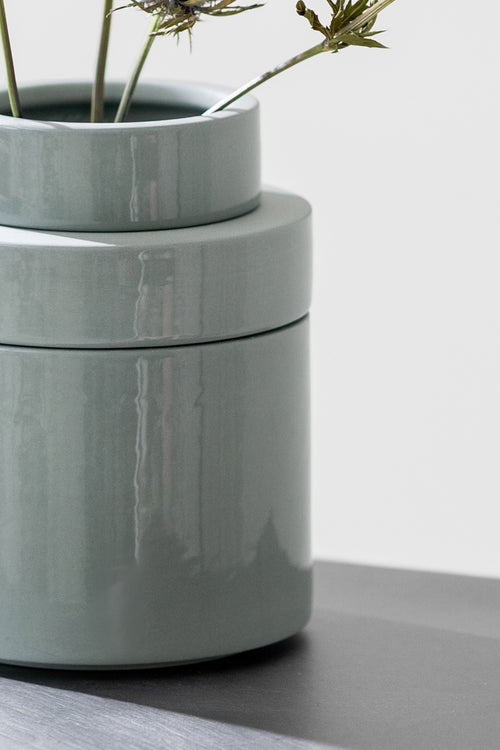 PLINTH vase / S - Grey