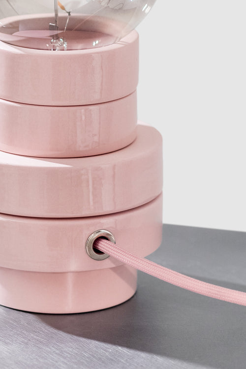 PLINTH / Flore - table lamp - Pink