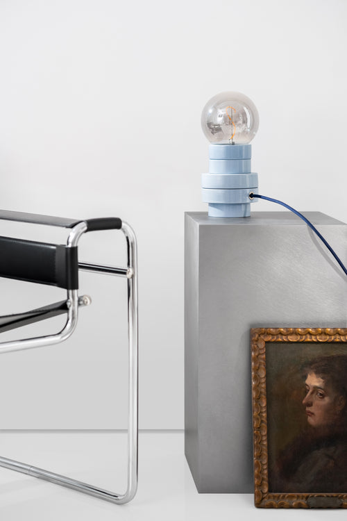 PLINTH / Flore - table lamp  - Blue
