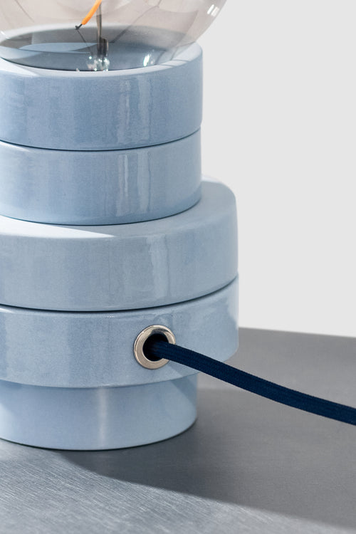 PLINTH / Flore - table lamp  - Blue