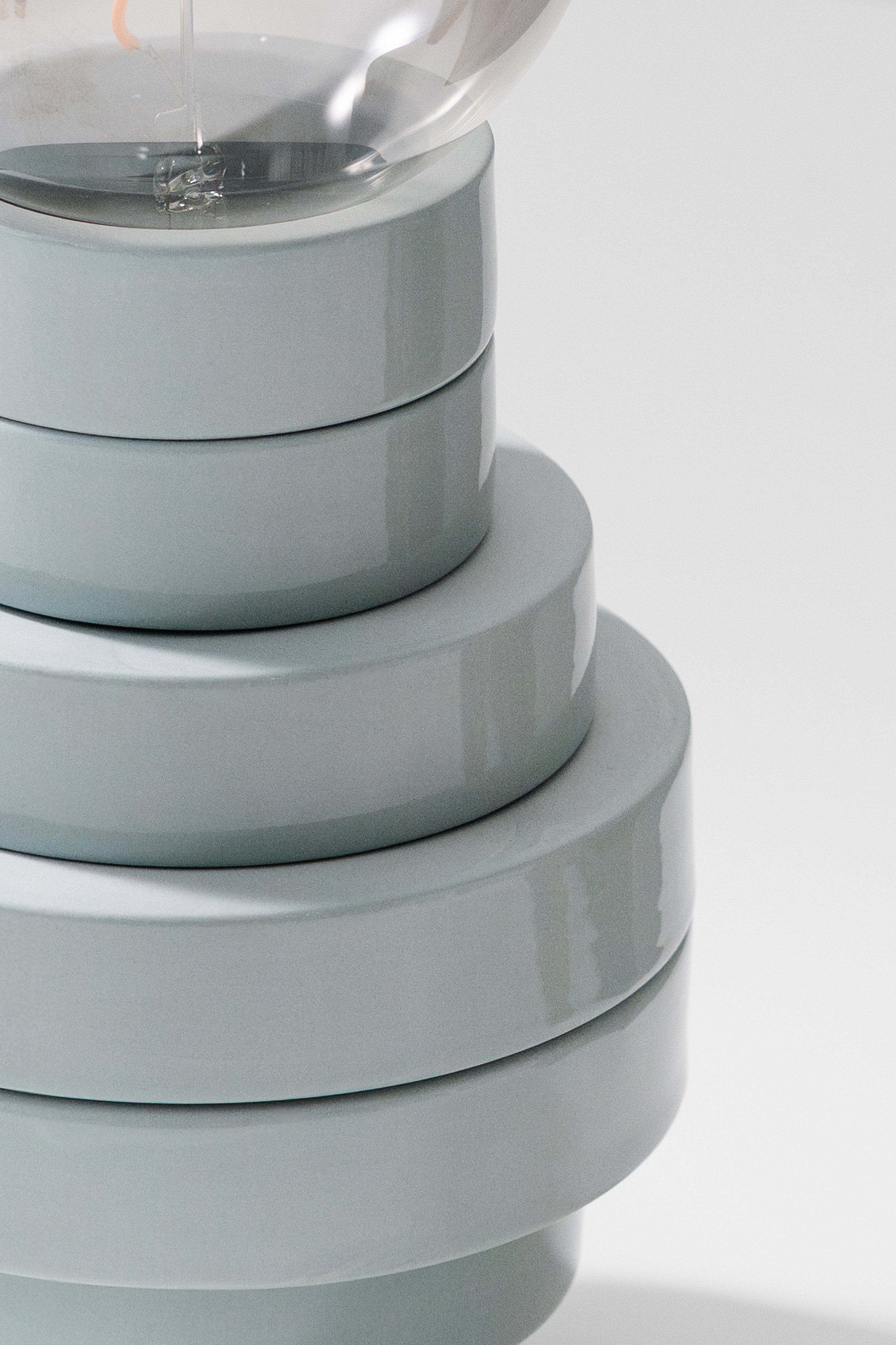 PLINTH / Flore lamp / L - Grey