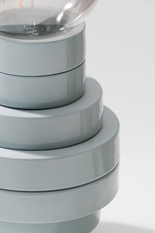 PLINTH / Flore lamp / L - Grey