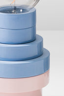 PLINTH / Flore lamp / L - Pink / Blue mix