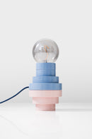 PLINTH / Flore lamp / L - Pink / Blue mix