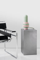 PLINTH / Flore lamp L / dome / Pink - Green mix