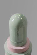 PLINTH / Flore lamp L / dome / Pink - Green mix