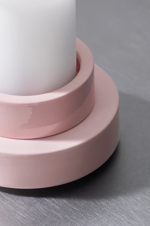 PLINTH / candle holder - Pink