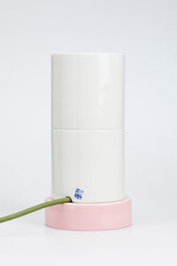 TOWER LAMP / TABBLE - FLORE lamp / S - White-Pink