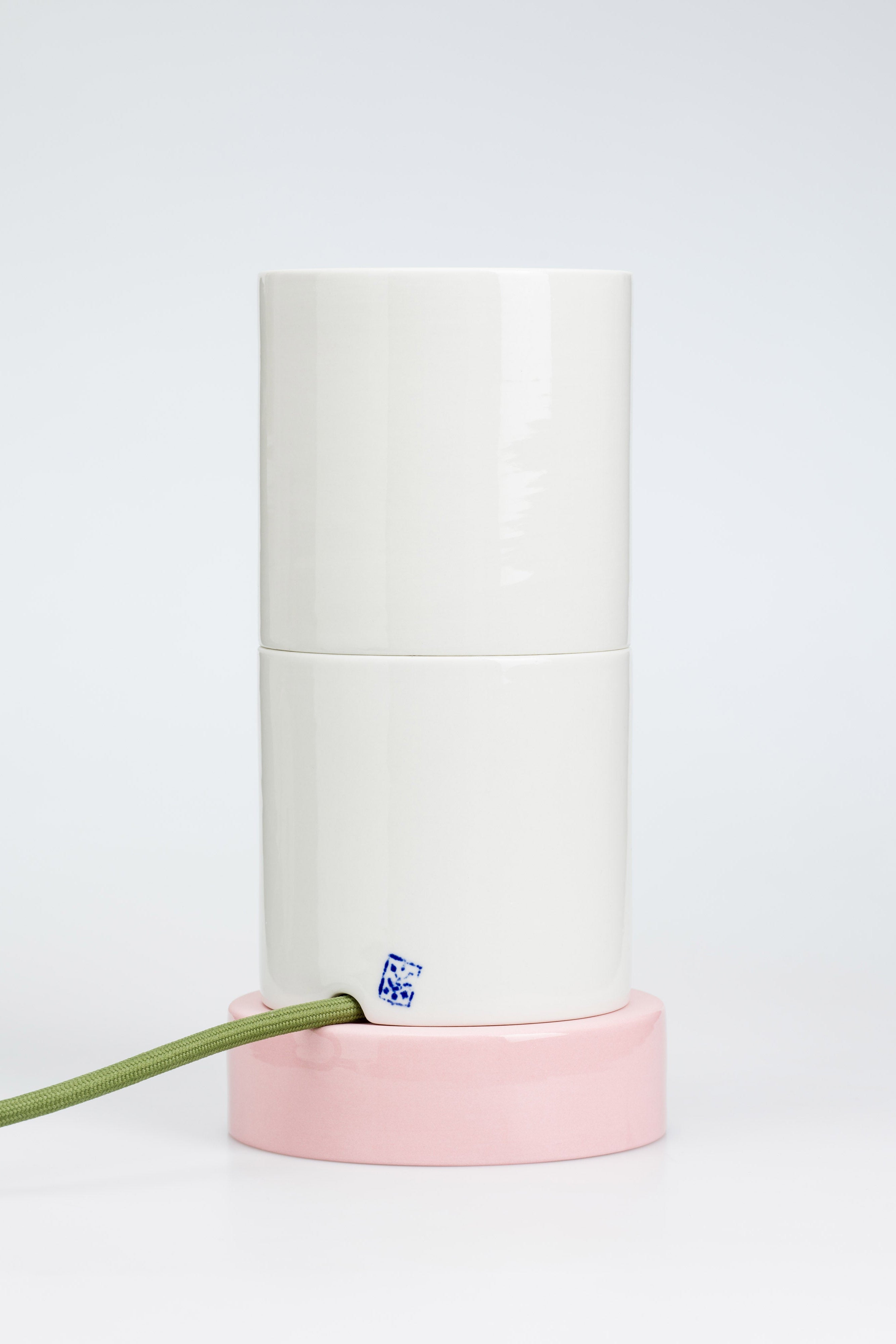 TOWER LAMP / TABBLE - FLORE lamp / S - White-Pink