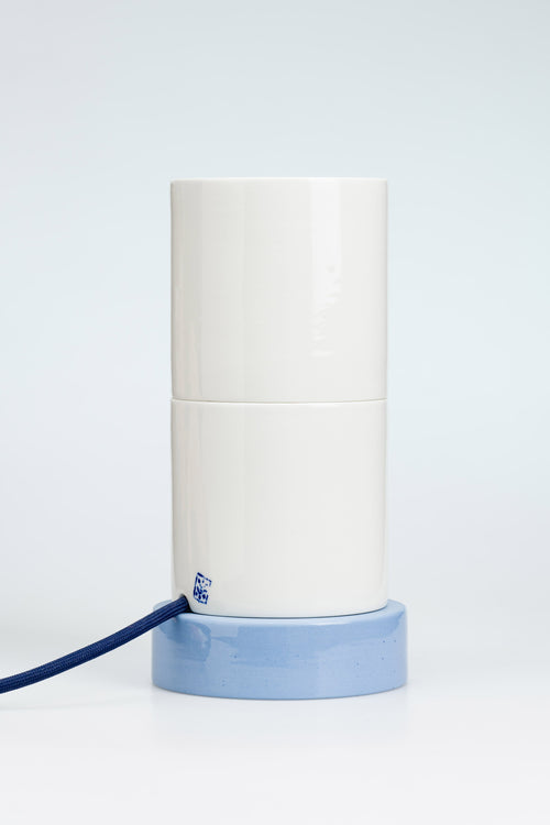 TOWER LAMP / TABBLE - FLORE lamp / S - White-Blue