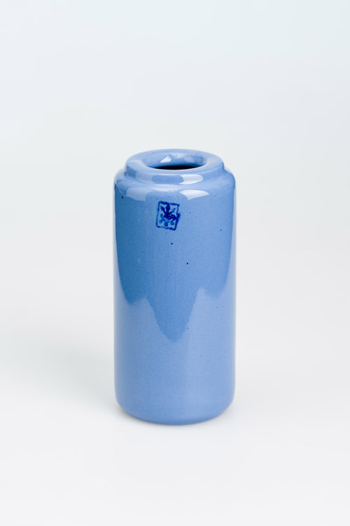 BASIC / MINI VASE / Blue - Glazed