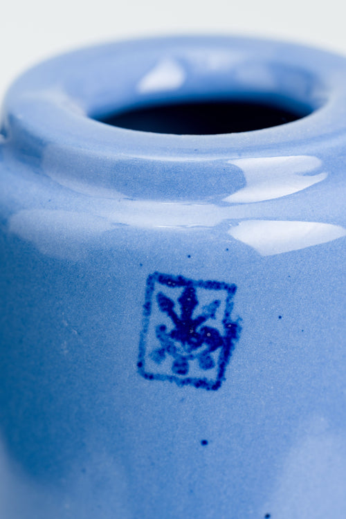 BASIC / MINI VASE / Blue - Glazed