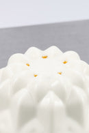MUFFIN / cristal / salt & pepper shaker / White - GOLD