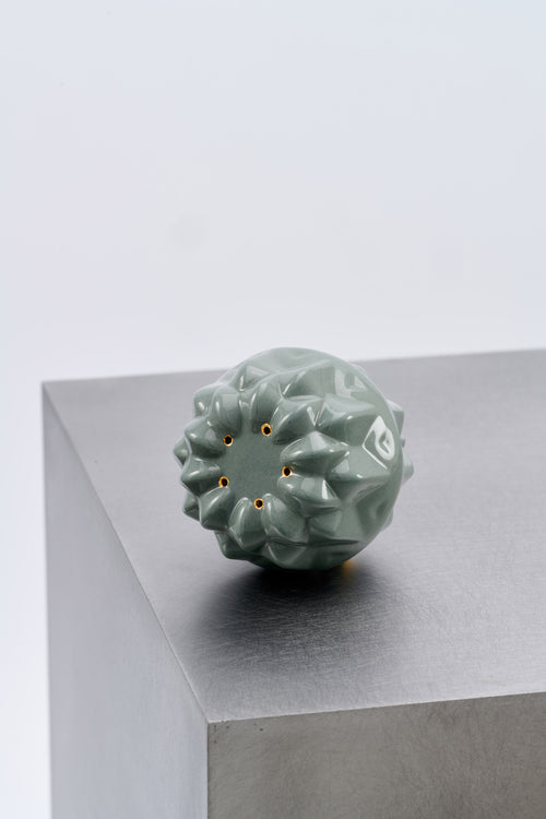 MUFFIN / cristal / salt & pepper shaker / Grey - GOLD