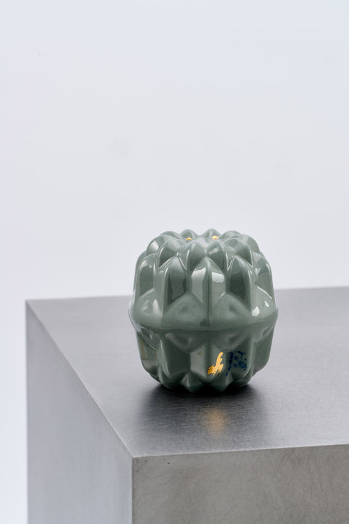 MUFFIN / cristal / salt & pepper shaker / Grey - GOLD