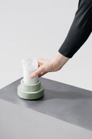 PLINTH / candle holder - Green