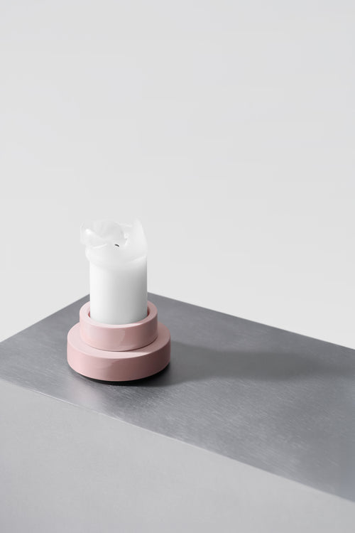 PLINTH / candle holder - Pink